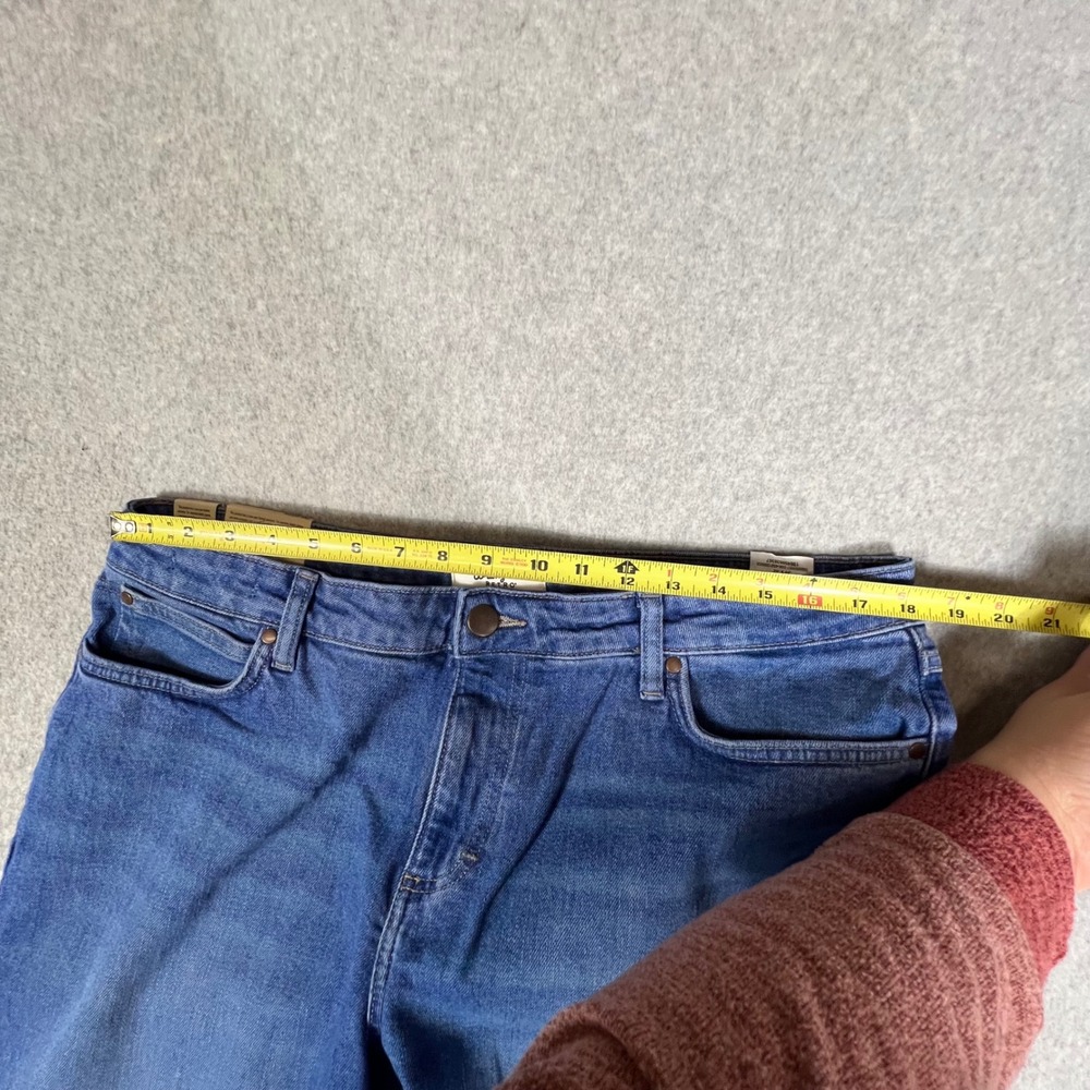 Wrangler Retro Indigo Wide Leg Jeans with Leather Patch - Picture 11 of 11
